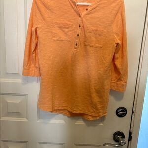 Chico's Vibrant Orange Top